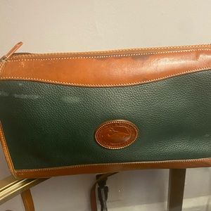 Vintage Green Dooney & Bourke crossbody 1980s